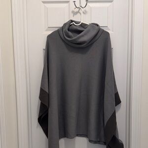 Ann Taylor Gray Poncho